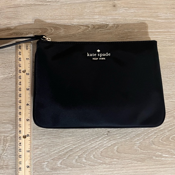 (➕ To Twincherry11’s 📦) K.S New York Black Nylon Chelsea Medium Wristlet Pouch - Picture 12 of 15